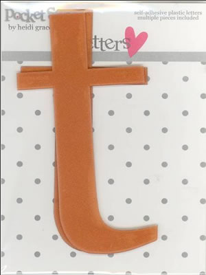Heidi Grace - Daydreamer - Plastic Alpha Stickers t - 2/pk  (sold in 3's)